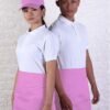 color half apron pink