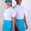 color half apron turkis