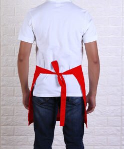 apron pinggang belakang merah