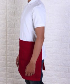 celemek setengah badan samping maaroon