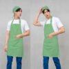 dio apron polos hijau sage