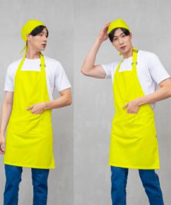 dio apron polos kuning