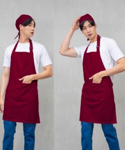 dio apron polos maroon