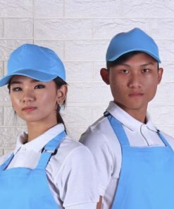 topi biru muda