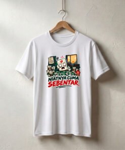 Kaos Mahjong NIAT NYA CUMA SEBENTAR - Gambar 4