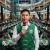 Chinese vest All size  Rompi mahjong Custom printing logo