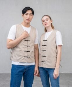 Chinese vest All size  Rompi mahjong Custom printing logo - Gambar 4