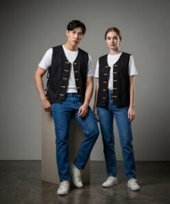 Chinese vest All size  Rompi mahjong Custom printing logo - Gambar 14