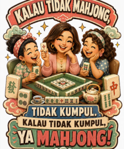 Alternative view of Kaos Mahjong KALAU TIDAK MAHJONG TIDAK KUMPUL