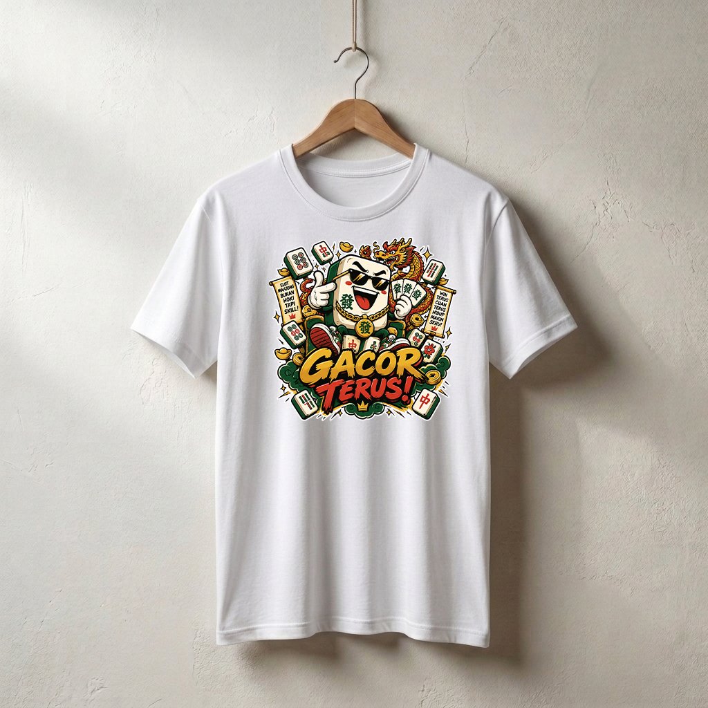 Kaos Mahjong GACOR TERUS - Gambar 4