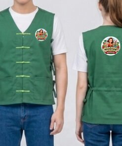 Rompi mahjong/Chinese vest All size  Custom printing logo - Gambar 6