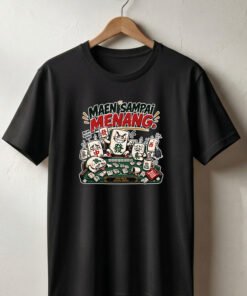 Kaos Mahjong MAEN SAMPE MENANG