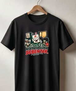 Kaos Mahjong NIAT NYA CUMA SEBENTAR